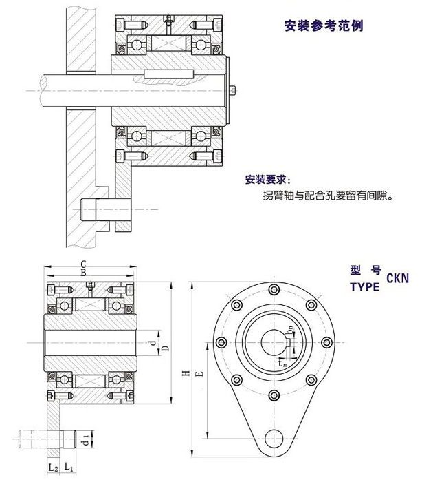 CKN單向楔塊超越榴莲视频污在线观看型號 CKN單向楔塊超越榴莲视频污在线观看型號