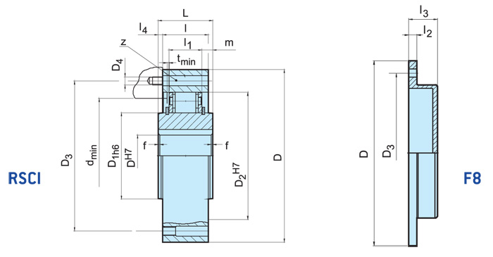 RSCI 20-130逆止器結構圖 RSCI 20-130逆止器結構圖